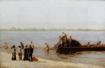 Thomas Eakins : Shad Fishing at Gloucester on the Delaware River